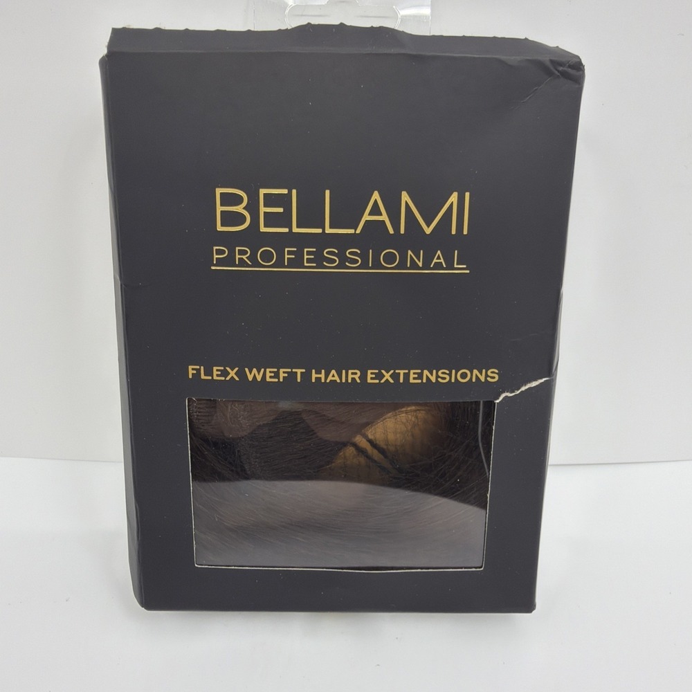 Bellami Professional Straight Flex Weft 16" Dark Brown #2 New Open Box 120g